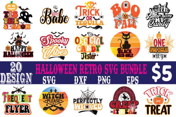 Halloween Retro SVG Bundle Review