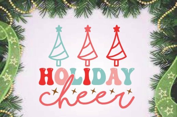 Holiday Cheer-Christmas Retro Svg Review