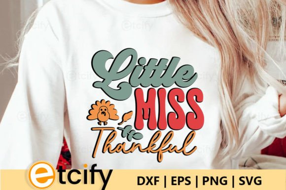 Little Miss Thankful Retro SVG: A Designer's Review
