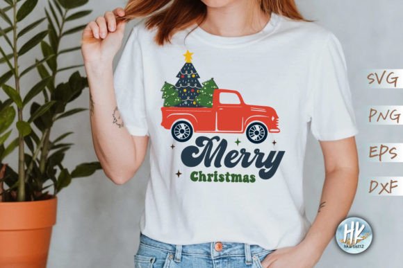 Merry Christmas Retro SVG Review