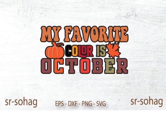 My Favorite Color is October Retro SVG Review