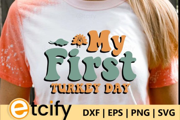 My First Turkey Day Retro SVG Review