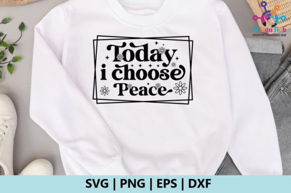 Today I Choose Peace Retro SVG: A Designer's Review